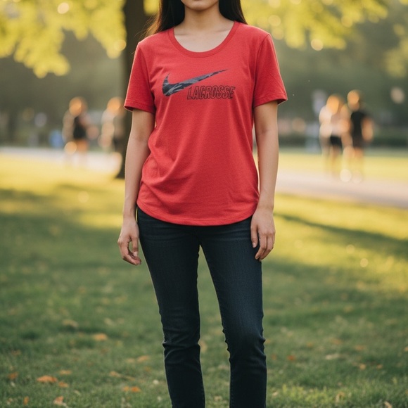 Women's Nike Dri-FIT Lacrosse scoop neck short sleeve shirt small - Picture 5 of 7